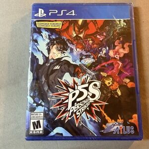 Atlus Persona 5 Strikers PS4 Sony PlayStation 4 New Sealed Bonus